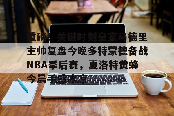 重磅！关键时刻皇家马德里主帅复盘今晚多特蒙德备战NBA季后赛，夏洛特黄蜂今晨手感冰凉的简单介绍